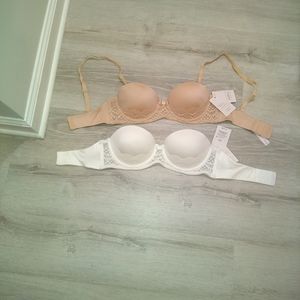 Strapless push up bras, 11 dollars each
